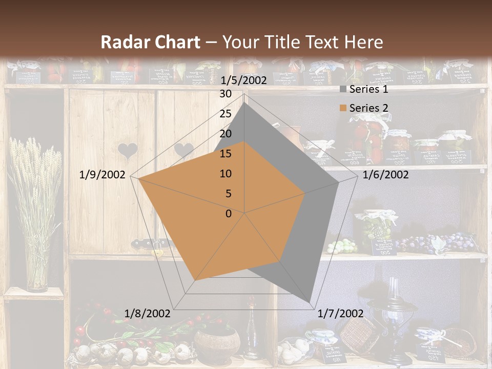 Sweet Kitchen Cabinet PowerPoint Template