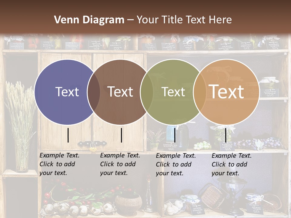 Sweet Kitchen Cabinet PowerPoint Template