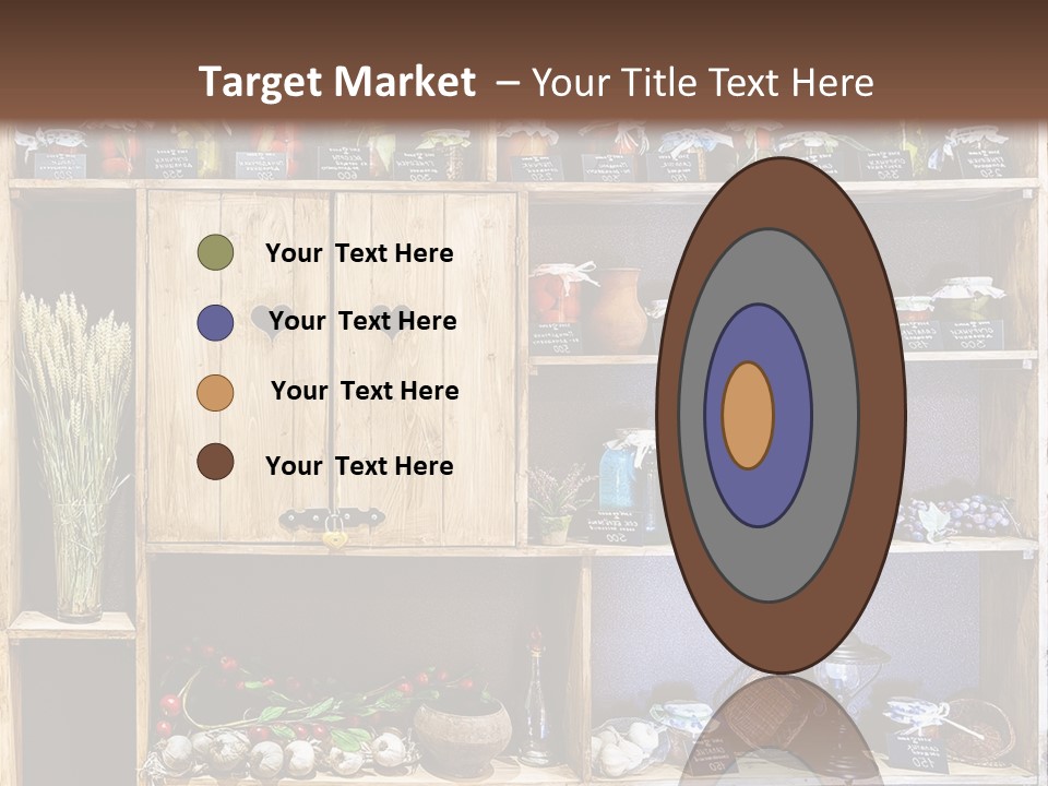 Sweet Kitchen Cabinet PowerPoint Template