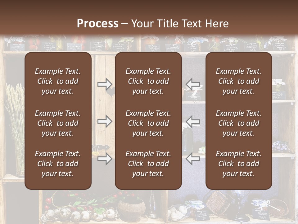 Sweet Kitchen Cabinet PowerPoint Template