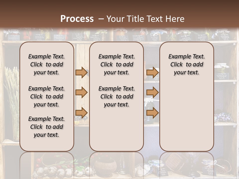 Sweet Kitchen Cabinet PowerPoint Template