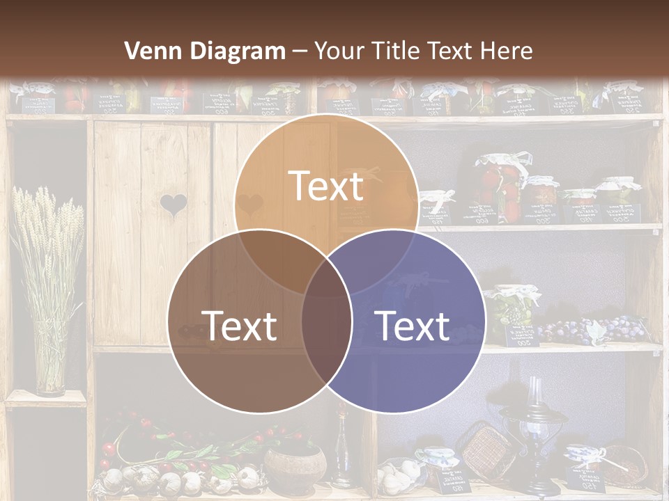 Sweet Kitchen Cabinet PowerPoint Template