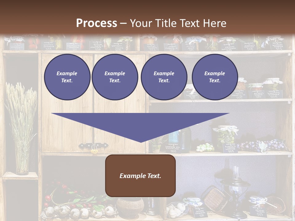 Sweet Kitchen Cabinet PowerPoint Template