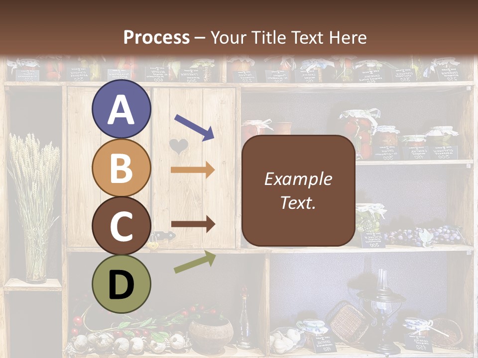 Sweet Kitchen Cabinet PowerPoint Template