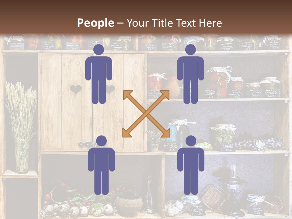 Sweet Kitchen Cabinet PowerPoint Template