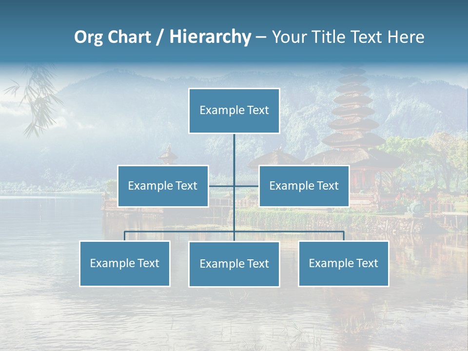 Sky Bratan Lake PowerPoint Template