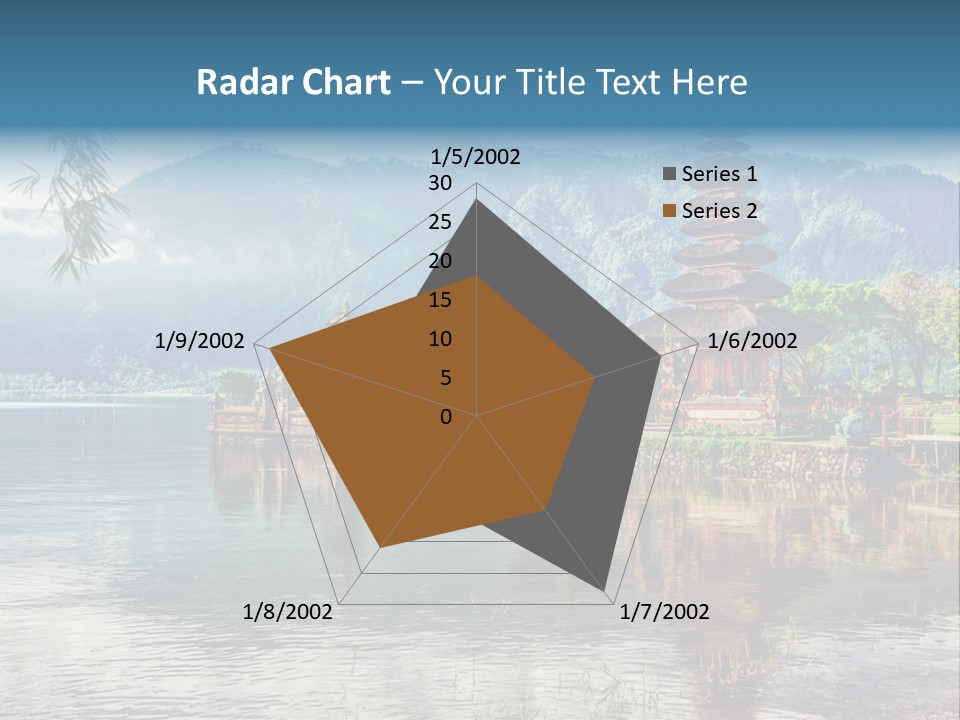 Sky Bratan Lake PowerPoint Template