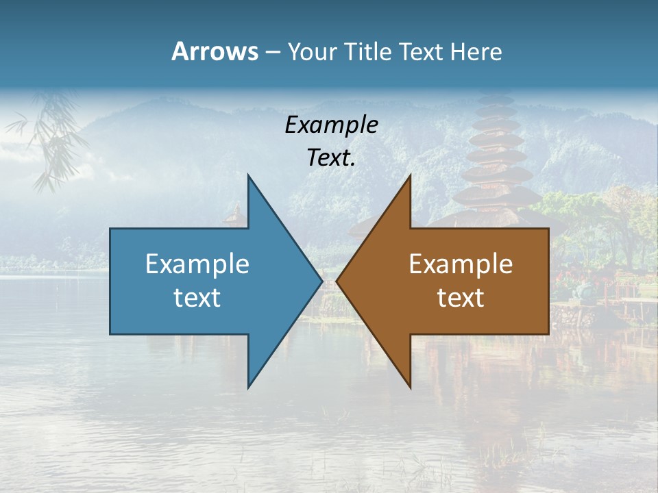 Sky Bratan Lake PowerPoint Template