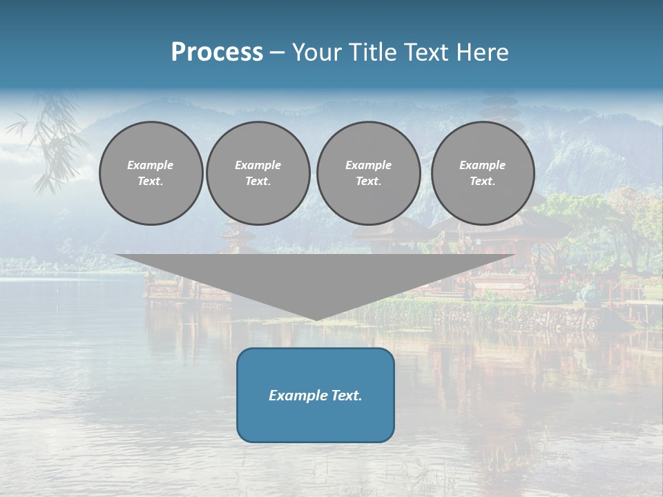 Sky Bratan Lake PowerPoint Template