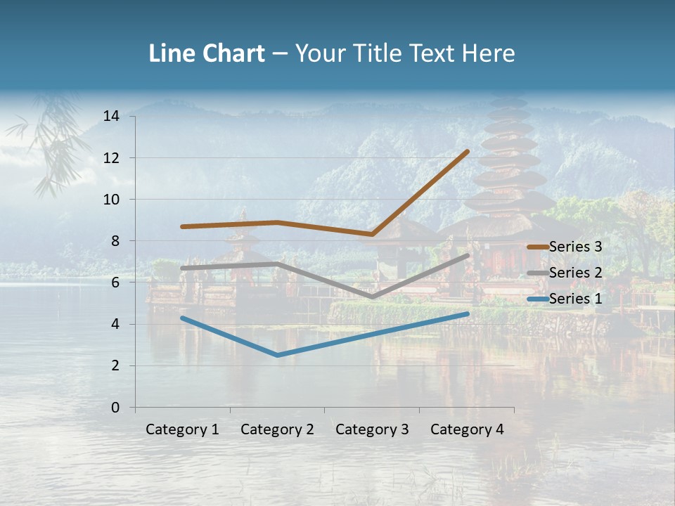Sky Bratan Lake PowerPoint Template