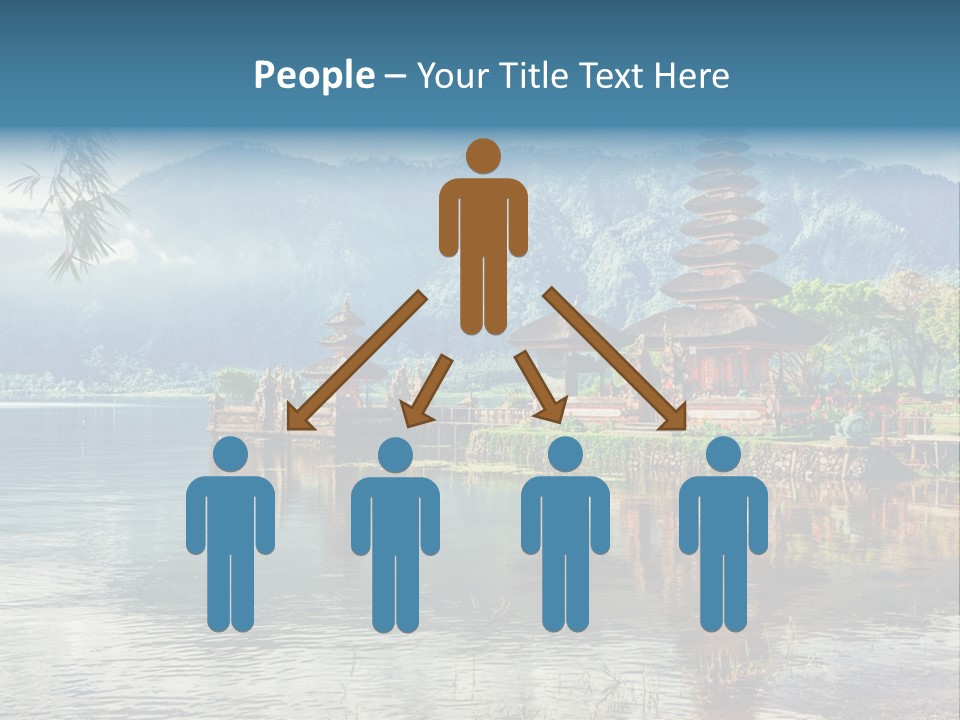 Sky Bratan Lake PowerPoint Template
