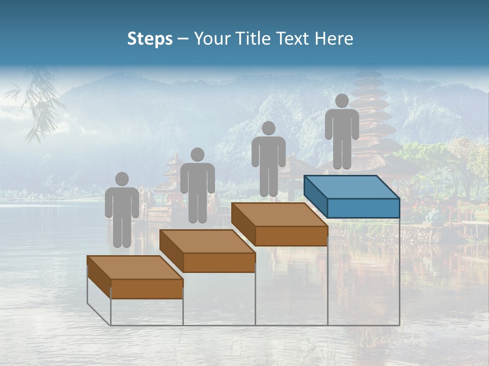 Sky Bratan Lake PowerPoint Template