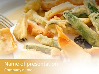 Breakfast Vegetarian Gastronomy PowerPoint Template