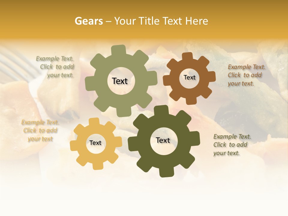 Breakfast Vegetarian Gastronomy PowerPoint Template