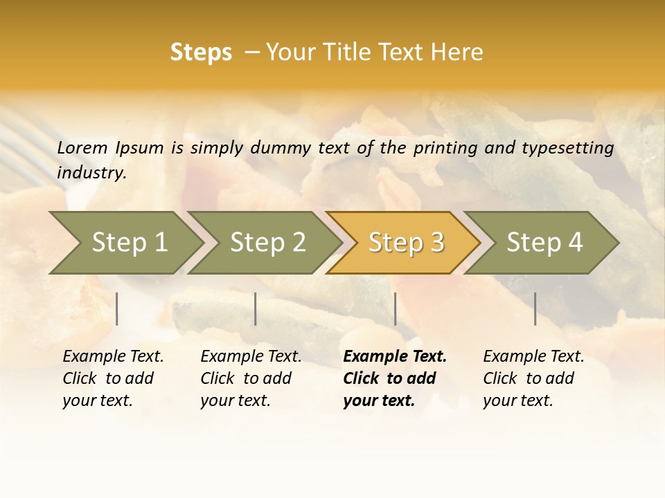 Breakfast Vegetarian Gastronomy PowerPoint Template