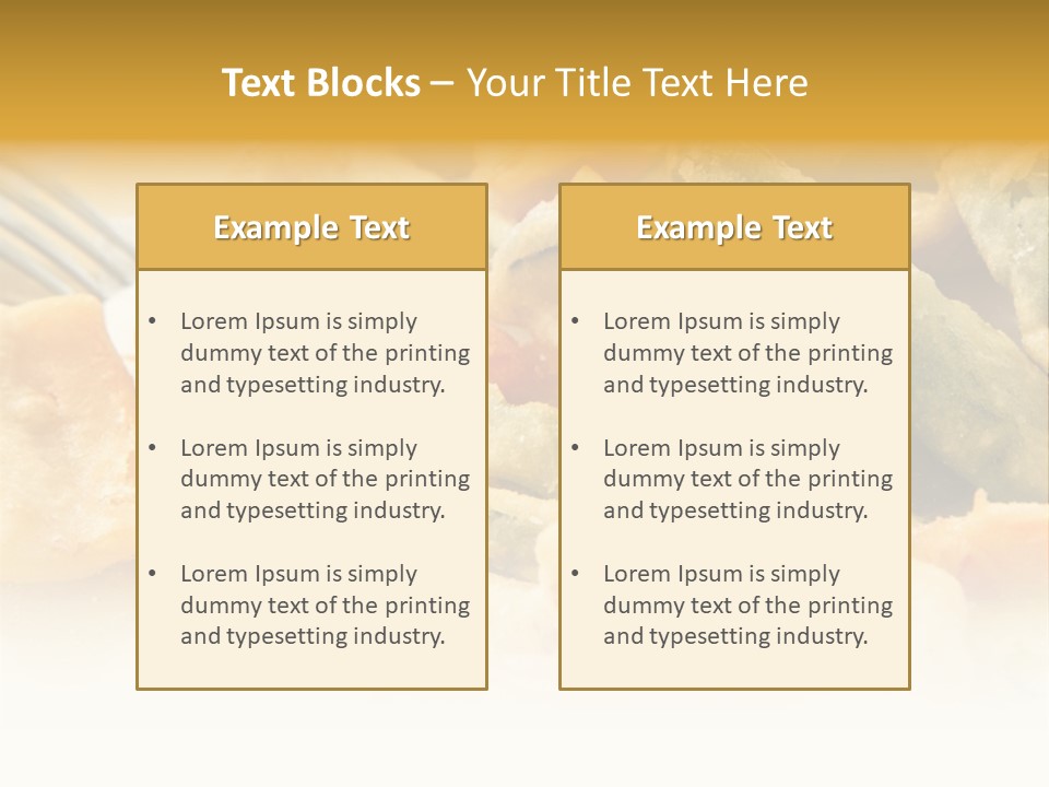 Breakfast Vegetarian Gastronomy PowerPoint Template