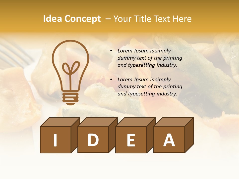 Breakfast Vegetarian Gastronomy PowerPoint Template