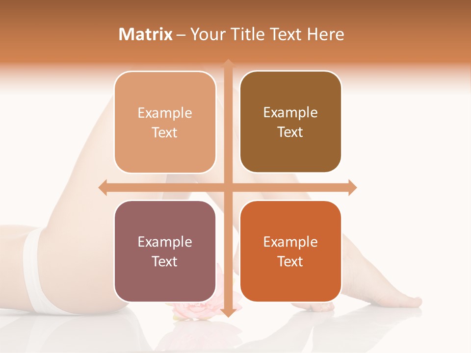 Hip Lying Toes PowerPoint Template