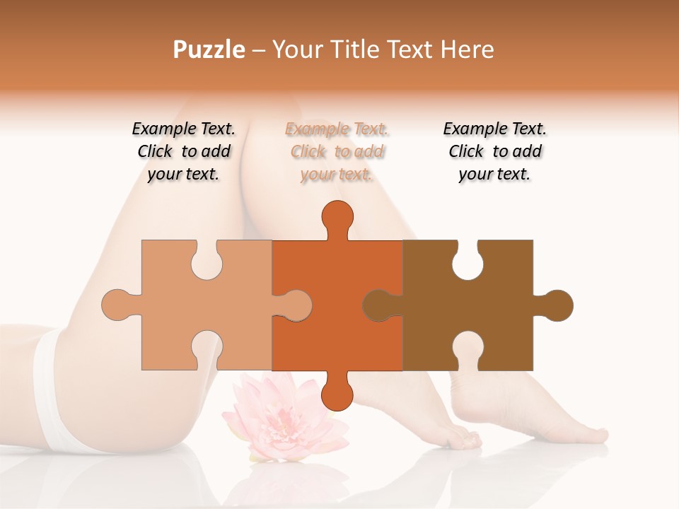 Hip Lying Toes PowerPoint Template