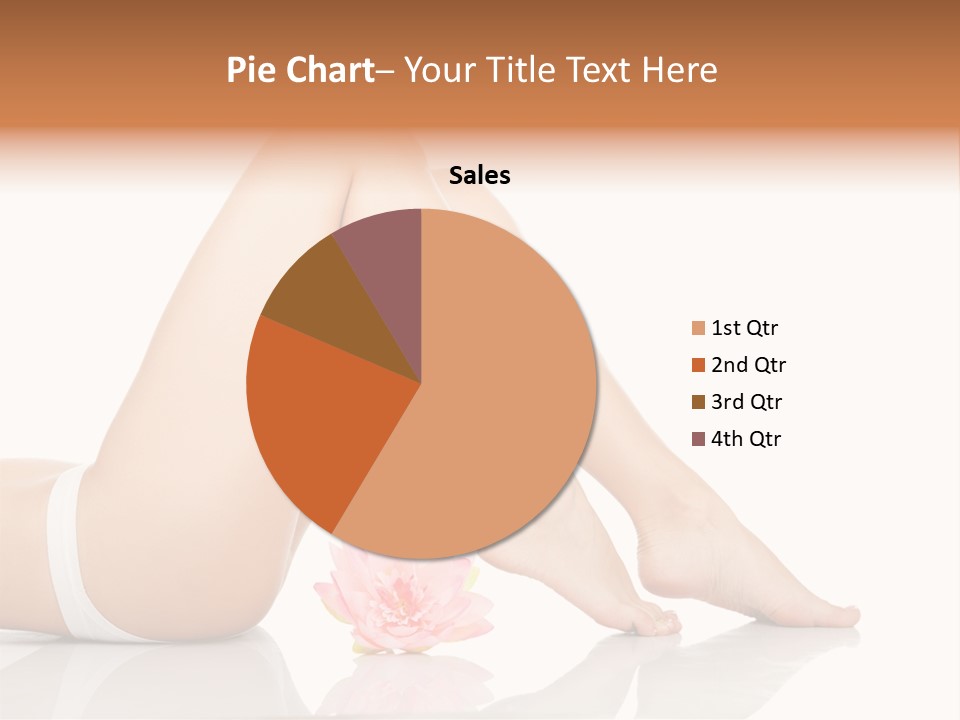 Hip Lying Toes PowerPoint Template