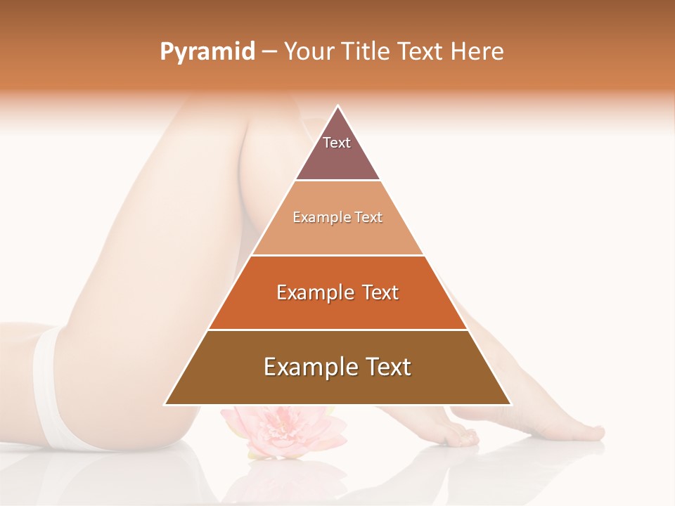 Hip Lying Toes PowerPoint Template