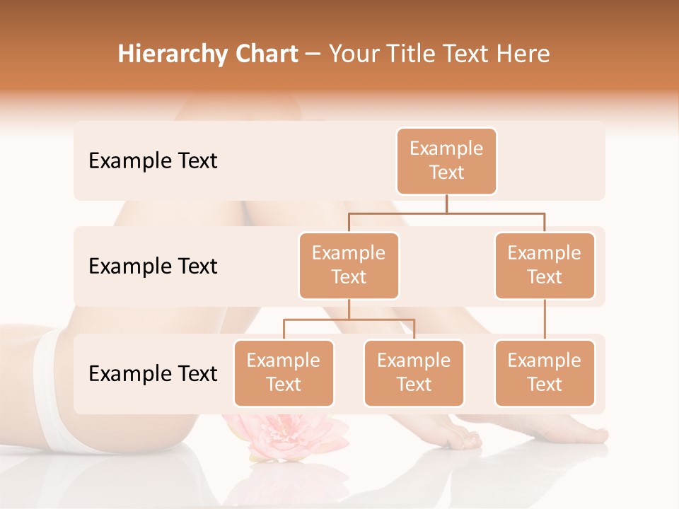 Hip Lying Toes PowerPoint Template