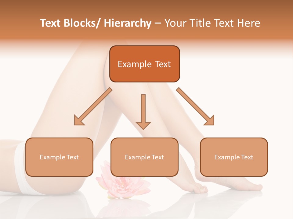 Hip Lying Toes PowerPoint Template