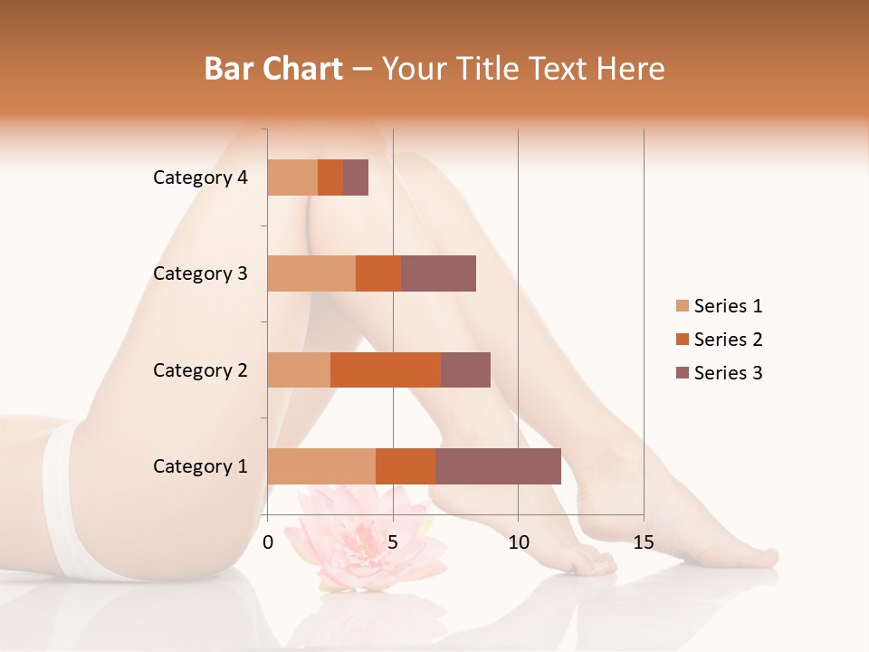 Hip Lying Toes PowerPoint Template