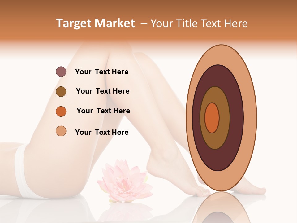 Hip Lying Toes PowerPoint Template