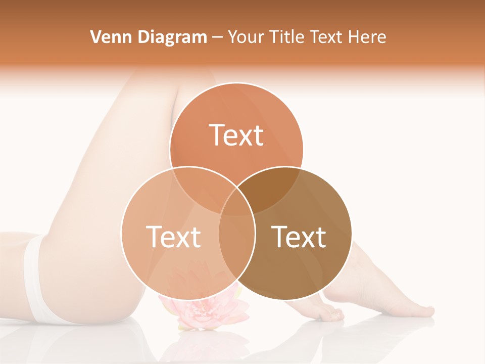 Hip Lying Toes PowerPoint Template