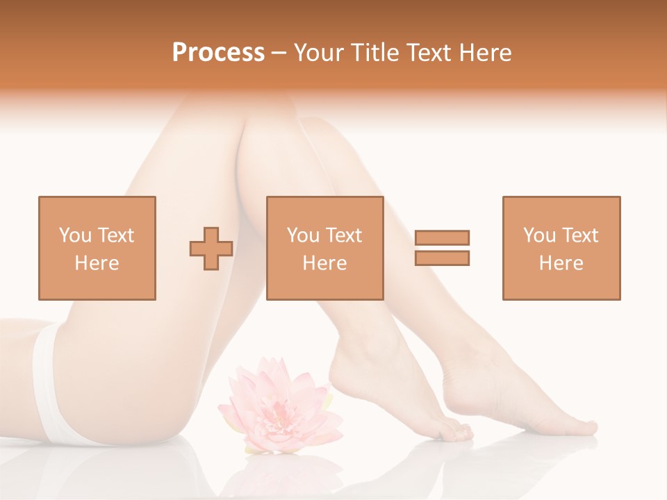Hip Lying Toes PowerPoint Template