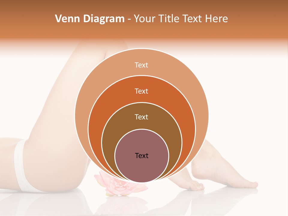 Hip Lying Toes PowerPoint Template
