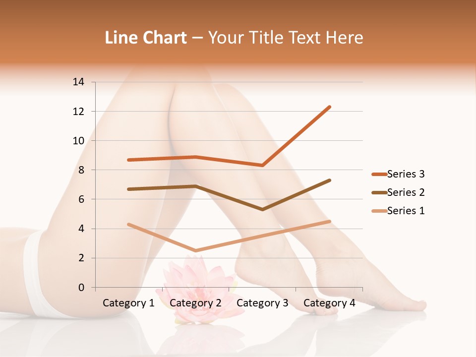 Hip Lying Toes PowerPoint Template