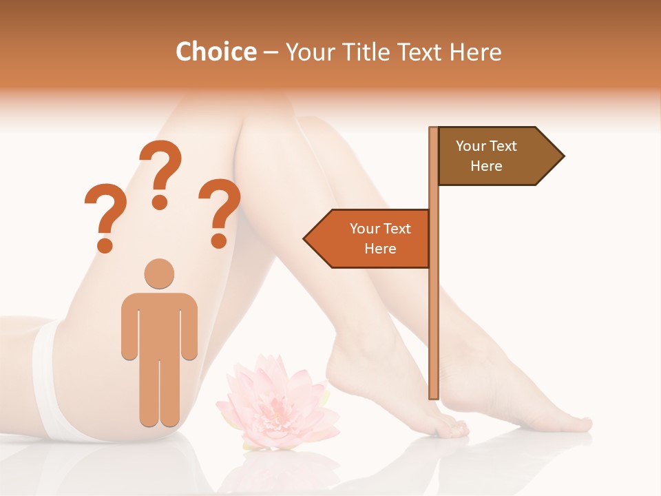 Hip Lying Toes PowerPoint Template