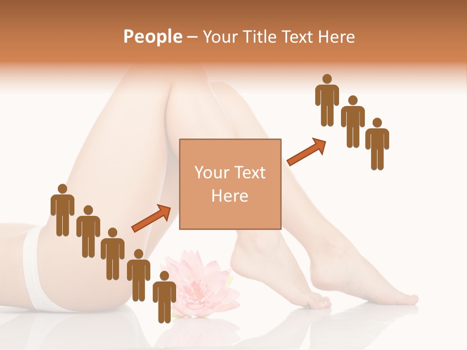 Hip Lying Toes PowerPoint Template