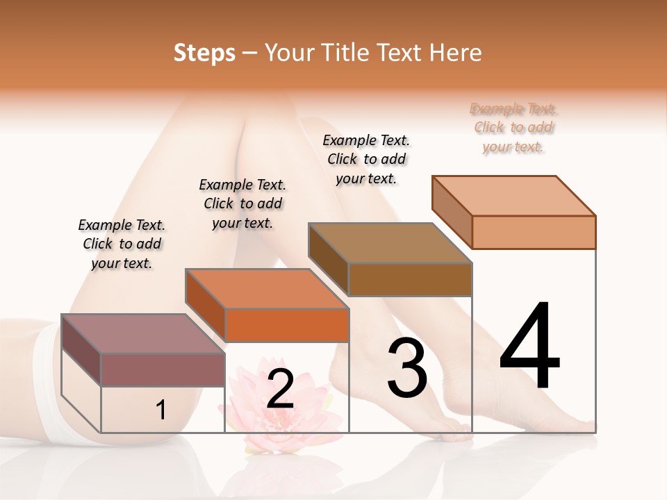Hip Lying Toes PowerPoint Template