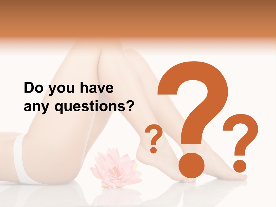 Hip Lying Toes PowerPoint Template