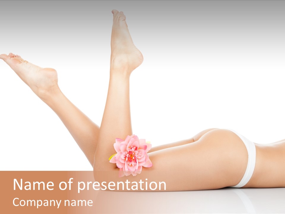 Pink Cosmetics Young PowerPoint Template