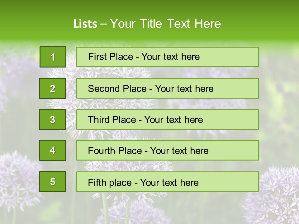 Onion Garlic Macro PowerPoint Template