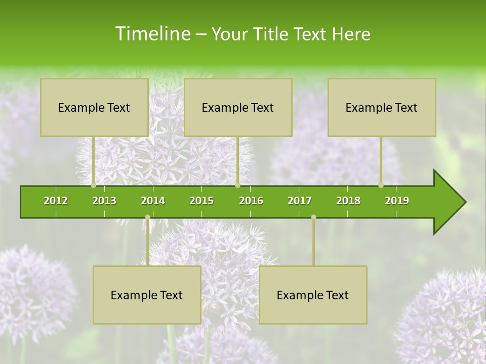 Onion Garlic Macro PowerPoint Template