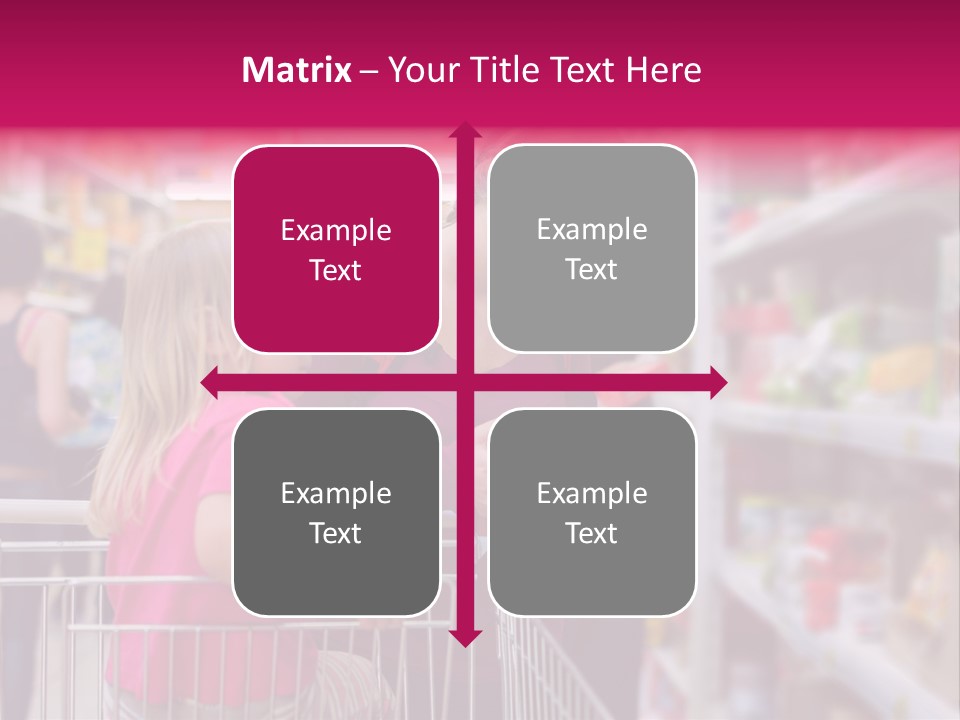 Female Young People PowerPoint Template