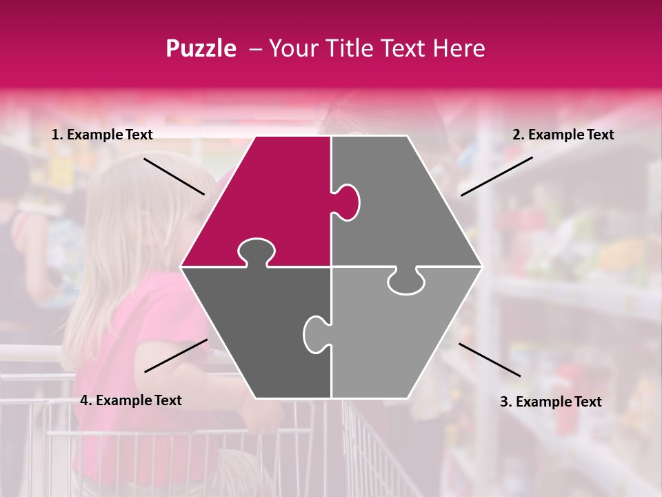 Female Young People PowerPoint Template