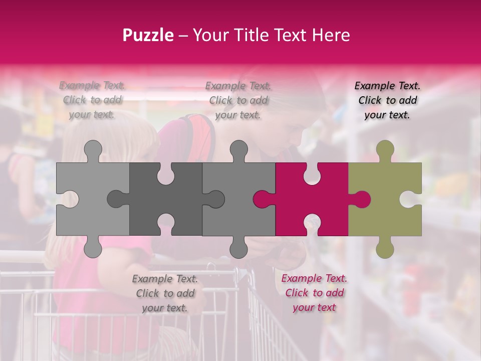 Female Young People PowerPoint Template