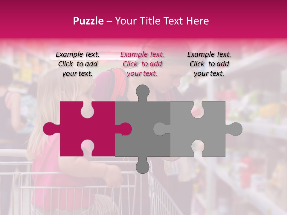 Female Young People PowerPoint Template