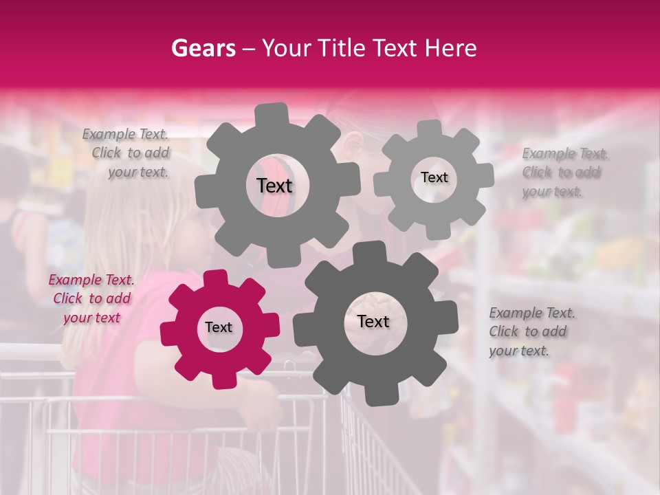 Female Young People PowerPoint Template