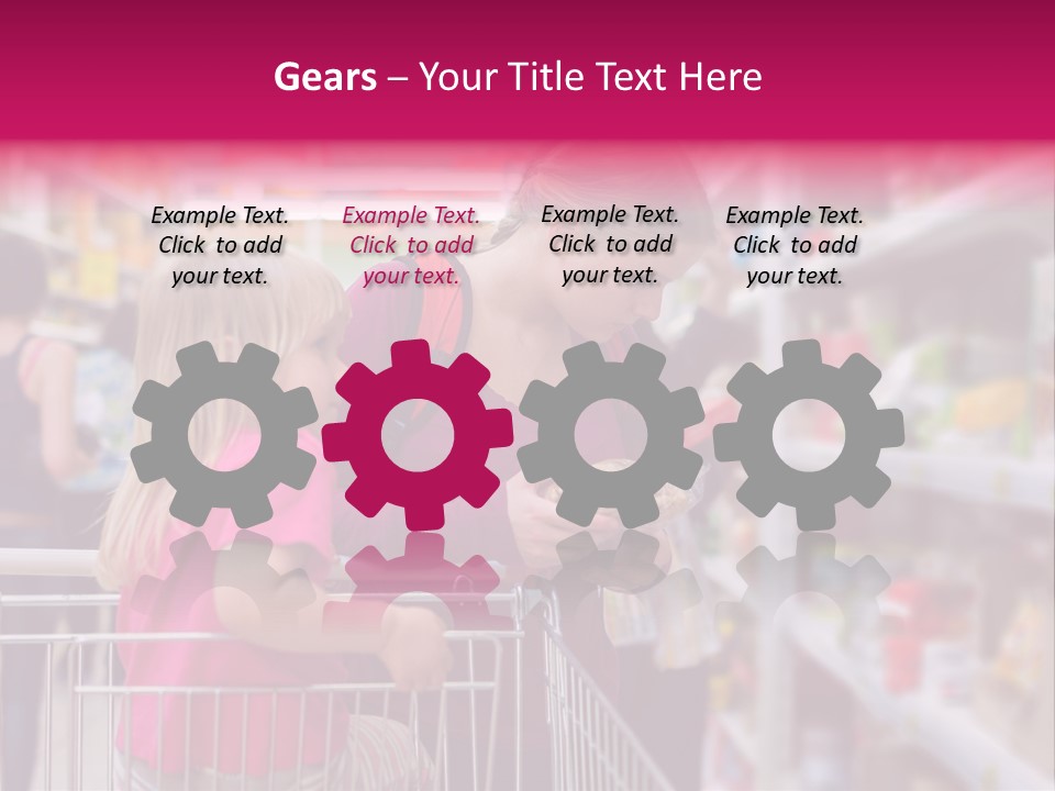 Female Young People PowerPoint Template