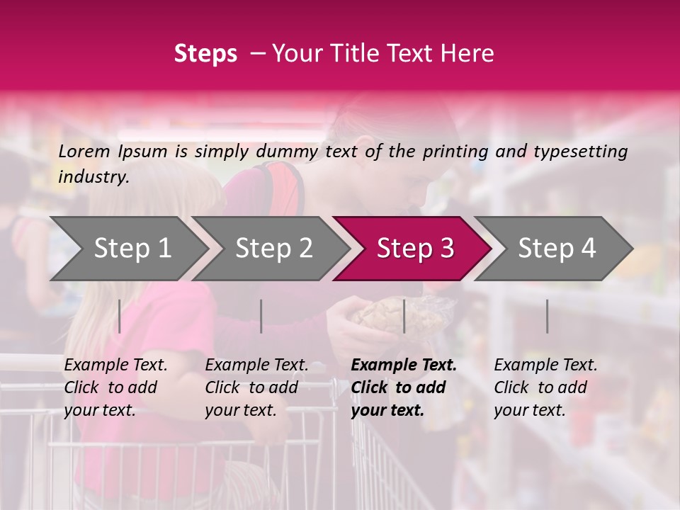 Female Young People PowerPoint Template