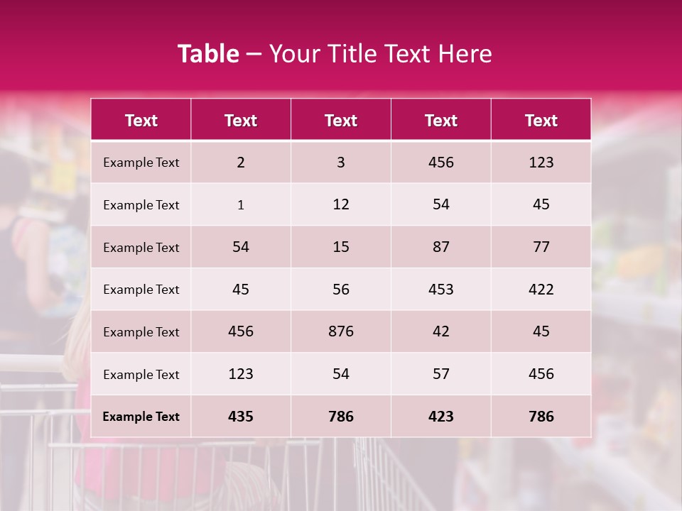 Female Young People PowerPoint Template