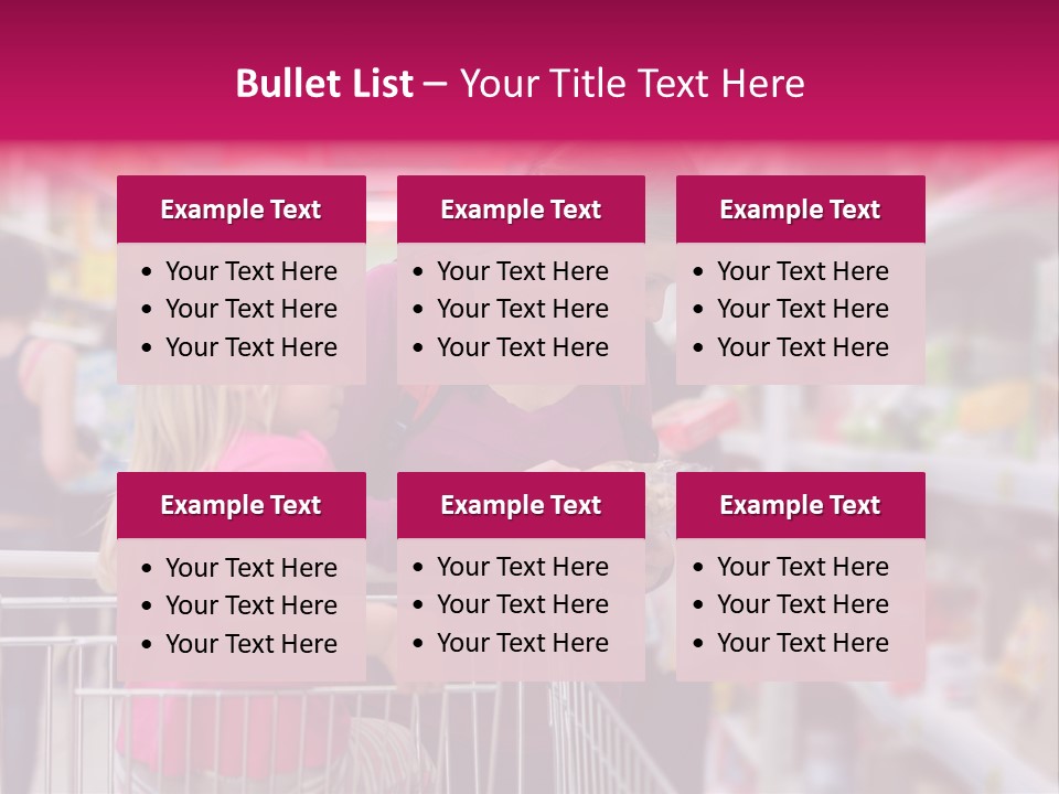 Female Young People PowerPoint Template