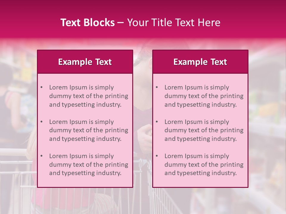 Female Young People PowerPoint Template